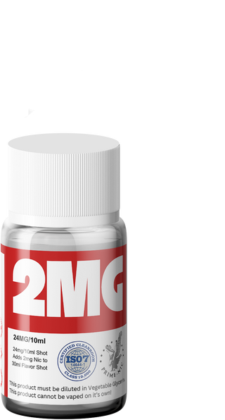 Prime Long Fill Freebase Nic Shot 2mg - 24mg 10ml