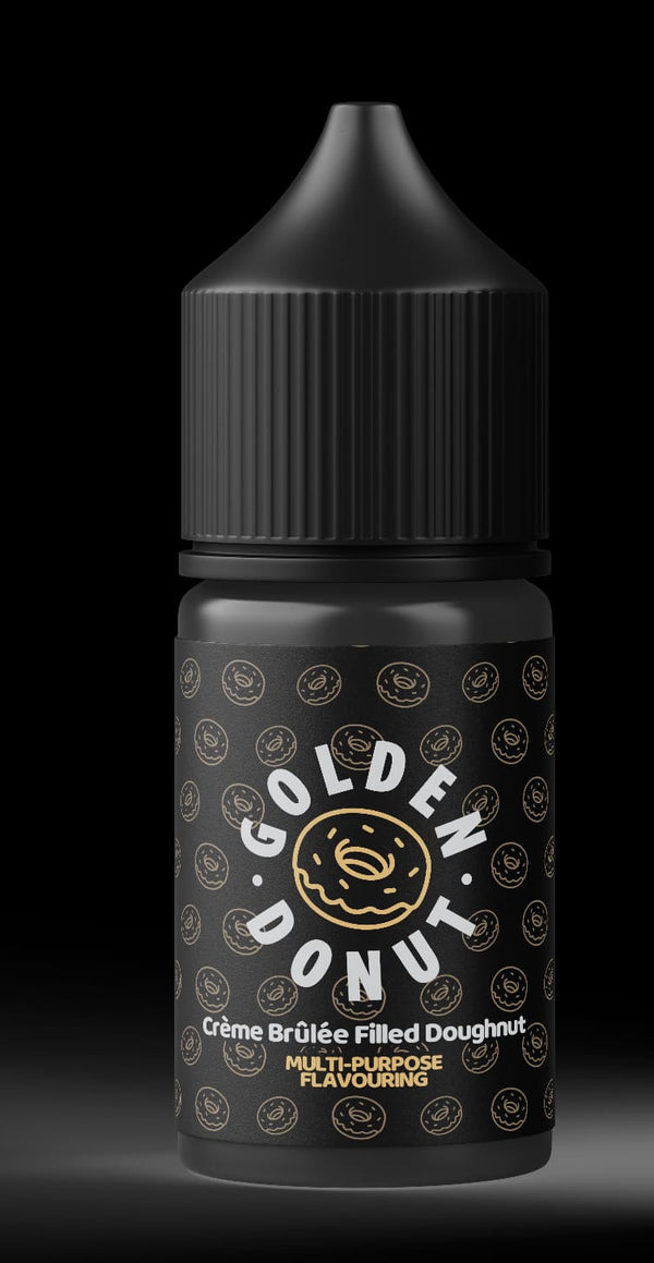 G-Drops: Golden Donut - Crème Brule Filled Doughnut Flavouring (30ml)