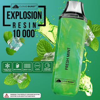 Cloud Burst 10000 Puff - Fresh mint