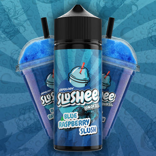 Vapology Flavour Shot- Blue Raspberry Slush 120ml Long Fill