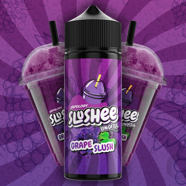 Vapology Flavour Shot- Grape Slush 120ml Long Fill