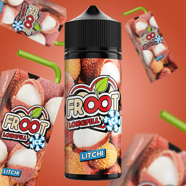 Vapology Flavour Shot- Litchi Froot Ice 120ml Long Fill