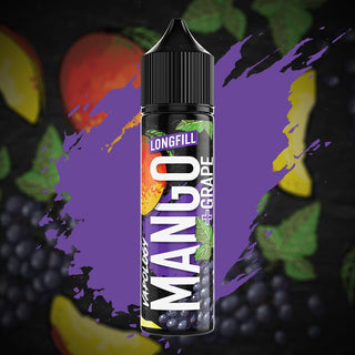 Vapology Salts/MTL Flavour Shot - Mango Grape 60ml Long Fill