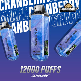 Cloud Burst X Vapology  - 12000 Cranberry Grape