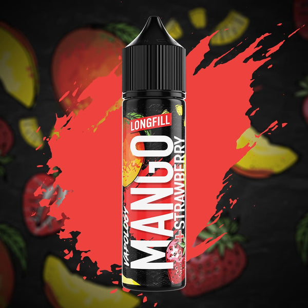 Vapology Salts/MTL Flavour Shot - Mango Strawberry 60ml Long Fill