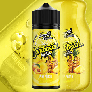 Caribbean Fusion Flavour Shot- Peach-Pine Lemonade 120ml Long Fill