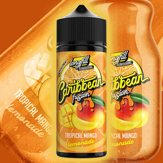 Caribbean Fusion Flavour Shot- Tropical Mango Lemonade 120ml Long Fill