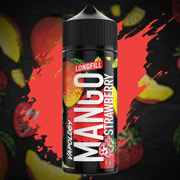 Vapology Flavour Shot- Mango Strawberry 120ml Long Fill