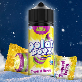 Polar Popz Flavour Shot- Tropical Berry Ice 120ml Long Fill