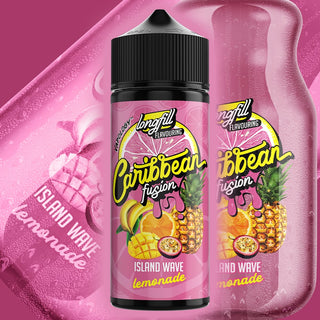 Caribbean Fusion Flavour Shot- Island Wave Lemonade 120ml Long Fill