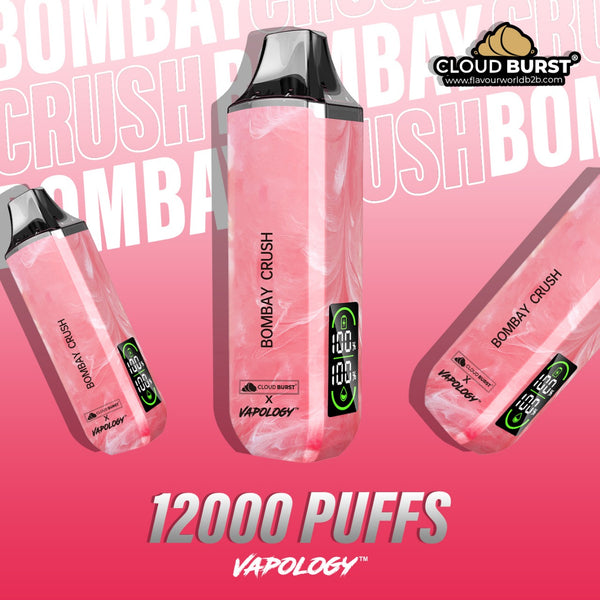 Cloud Burst X Vapology  - 12000 Bombay Crush